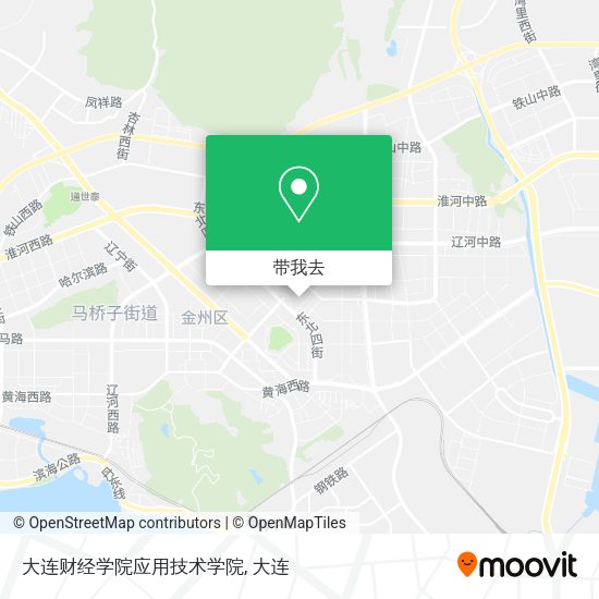 大连财经学院应用技术学院地图