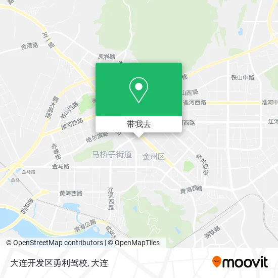 大连开发区勇利驾校地图