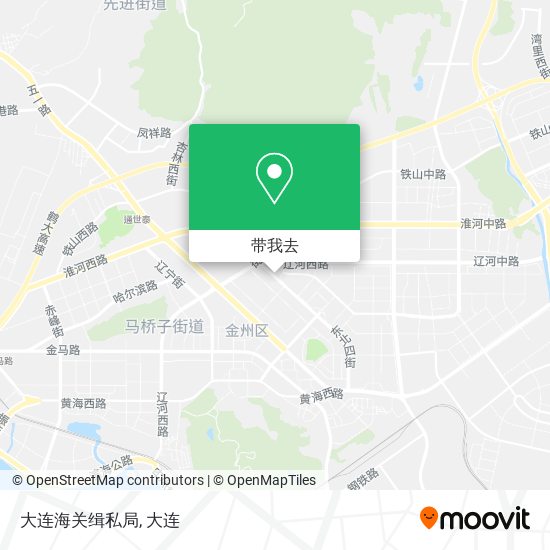 大连海关缉私局地图