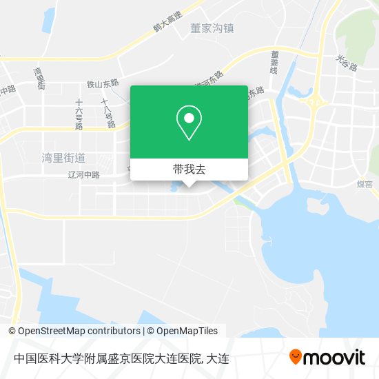 中国医科大学附属盛京医院大连医院地图