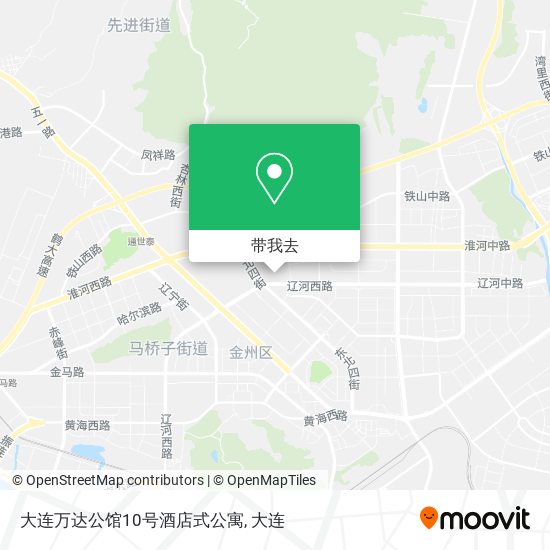 大连万达公馆10号酒店式公寓地图