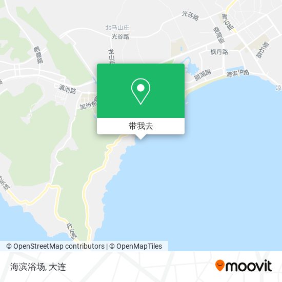海滨浴场地图