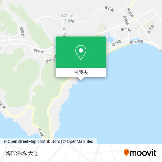 海滨浴场地图