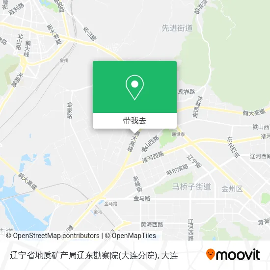 辽宁省地质矿产局辽东勘察院(大连分院)地图