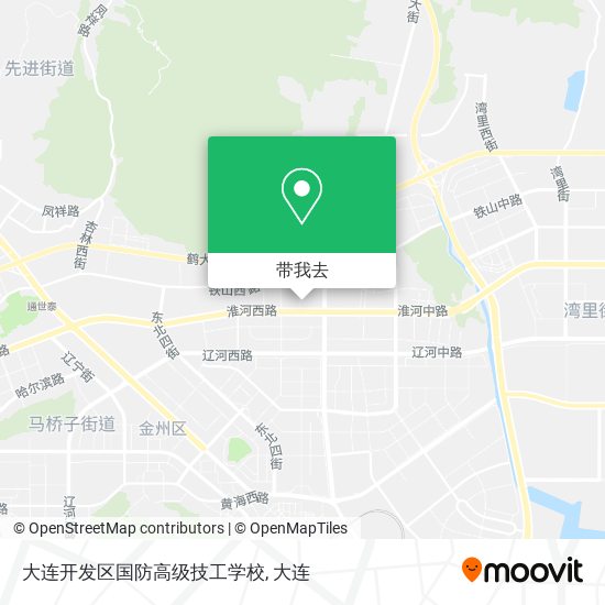 大连开发区国防高级技工学校地图