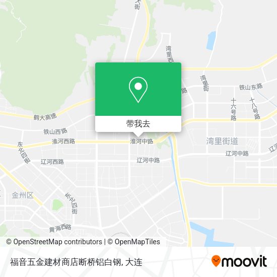 福音五金建材商店断桥铝白钢地图