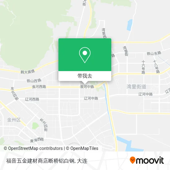 福音五金建材商店断桥铝白钢地图