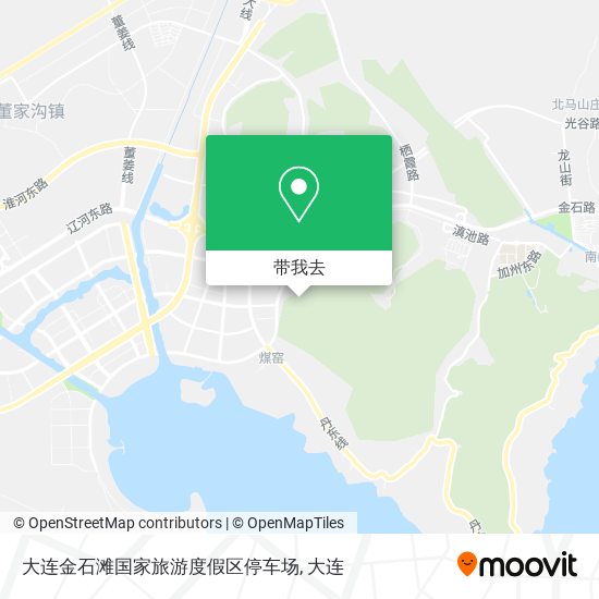 大连金石滩国家旅游度假区停车场地图
