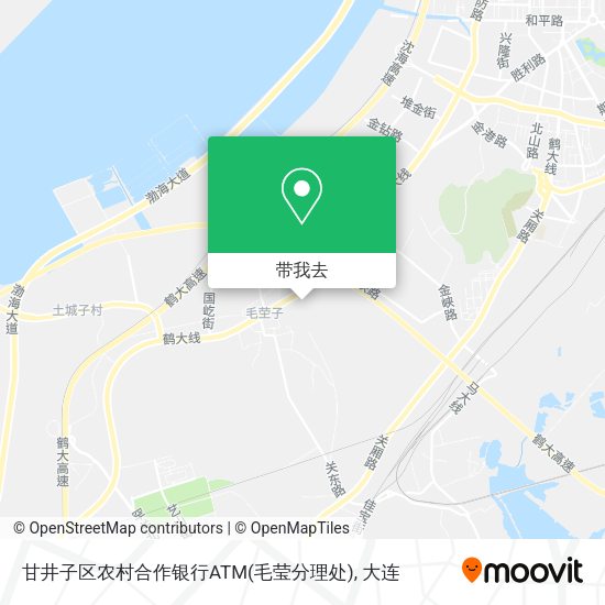 甘井子区农村合作银行ATM(毛莹分理处)地图
