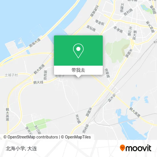 北海小学地图