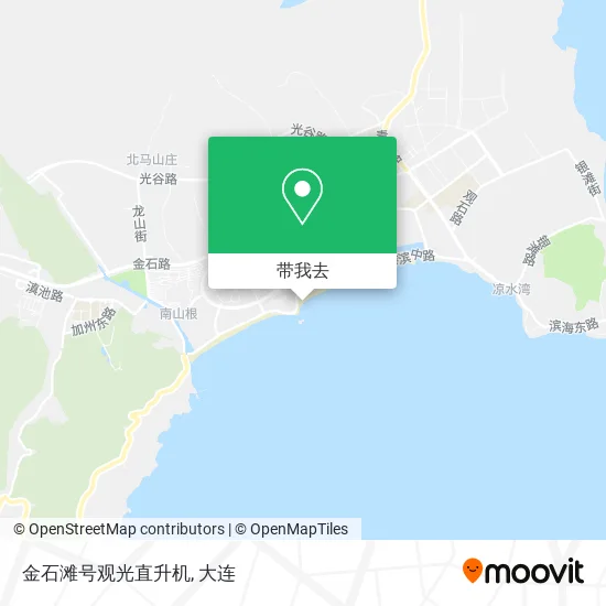 金石滩号观光直升机地图