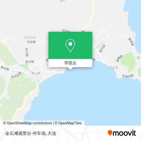 金石滩观景台-停车场地图