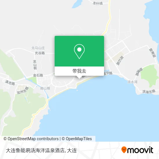 大连鲁能易汤海洋温泉酒店地图