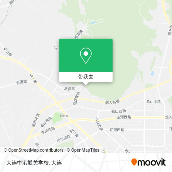 大连中港通关学校地图