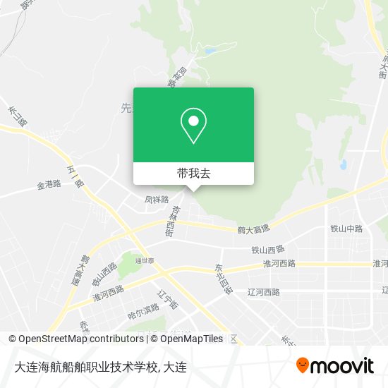 大连海航船舶职业技术学校地图
