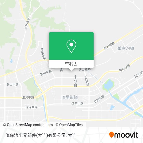 茂森汽车零部件(大连)有限公司地图