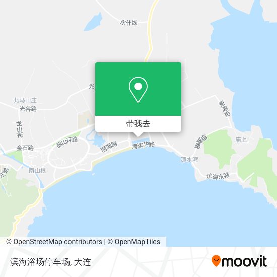 滨海浴场停车场地图