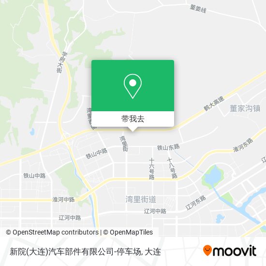 新院(大连)汽车部件有限公司-停车场地图