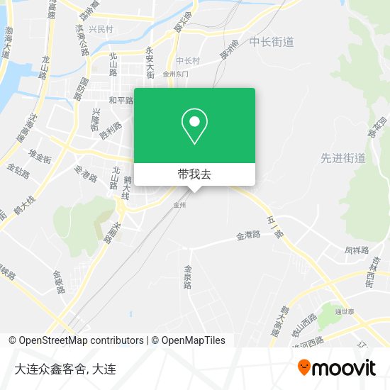 大连众鑫客舍地图