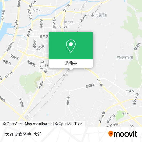 大连众鑫客舍地图