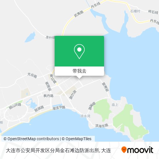 大连市公安局开发区分局金石滩边防派出所地图