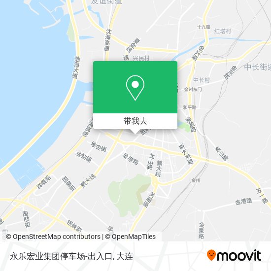 永乐宏业集团停车场-出入口地图