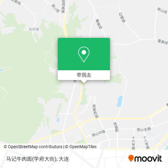 马记牛肉面(学府大街)地图