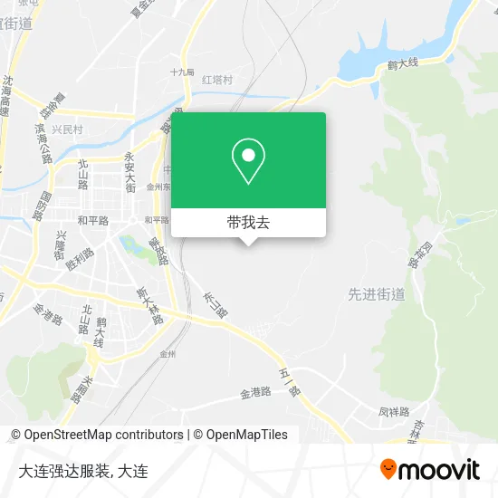 大连强达服装地图