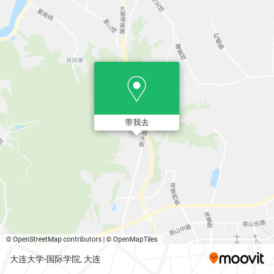 大连大学-国际学院地图