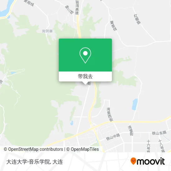 大连大学-音乐学院地图