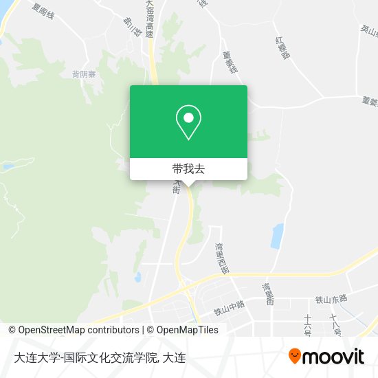 大连大学-国际文化交流学院地图