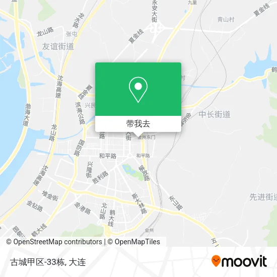古城甲区-33栋地图