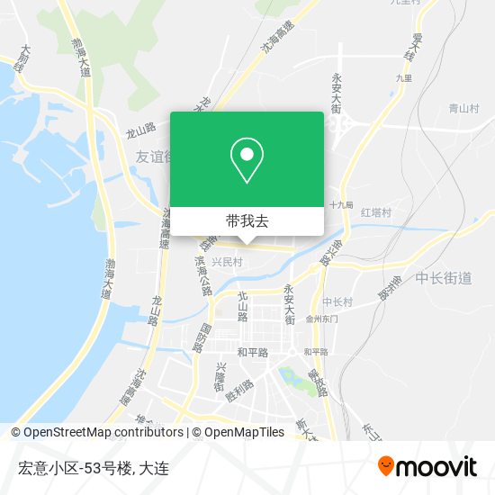 宏意小区-53号楼地图