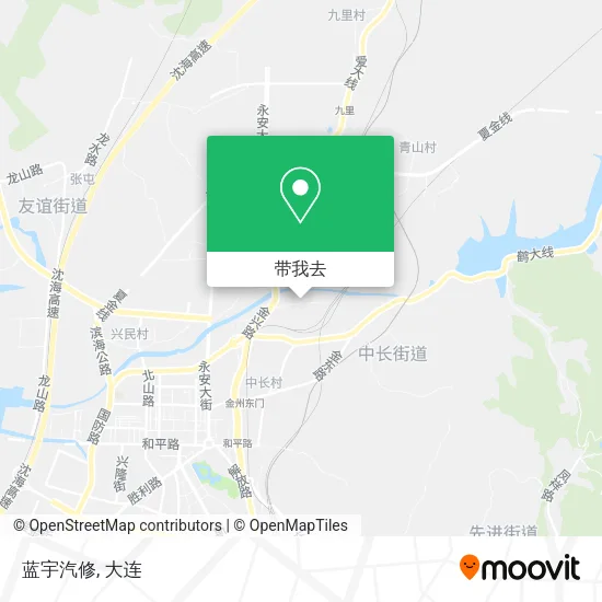 蓝宇汽修地图
