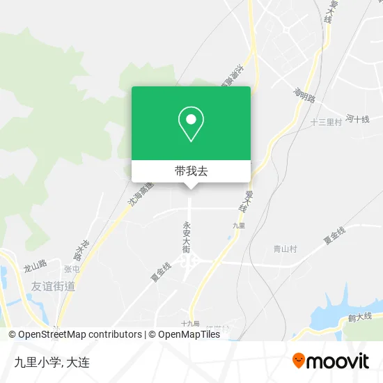 九里小学地图