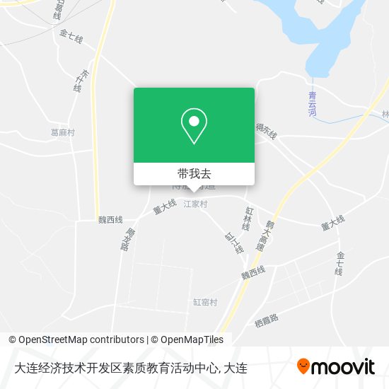 大连经济技术开发区素质教育活动中心地图