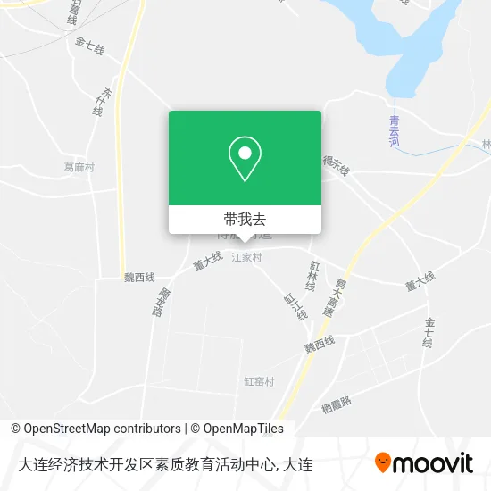 大连经济技术开发区素质教育活动中心地图