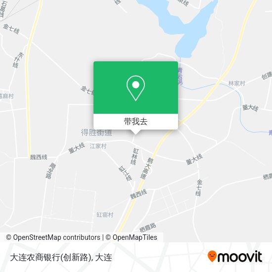 大连农商银行(创新路)地图