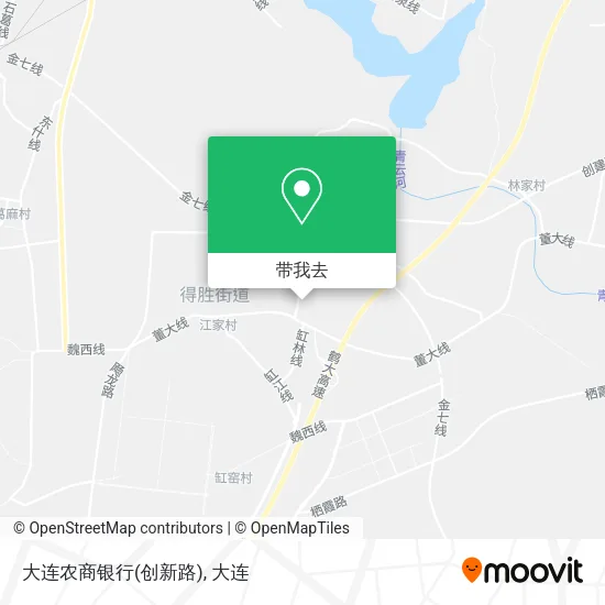 大连农商银行(创新路)地图