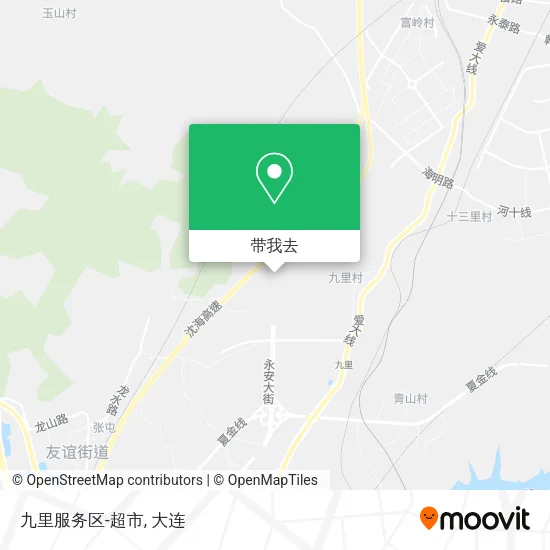 九里服务区-超市地图