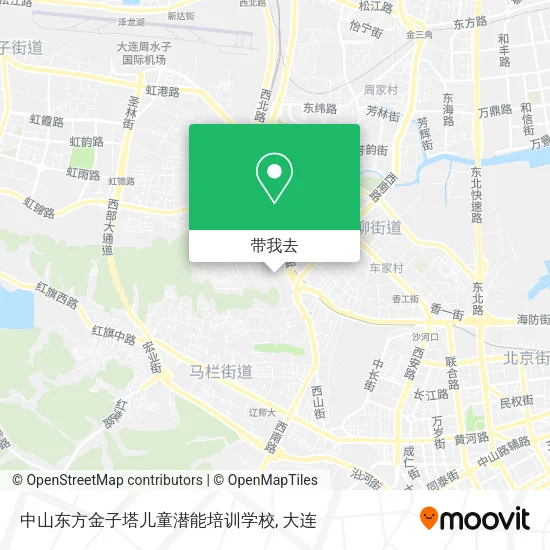 中山东方金子塔儿童潜能培训学校地图