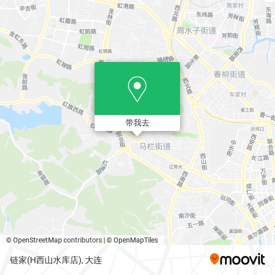 链家(H西山水库店)地图