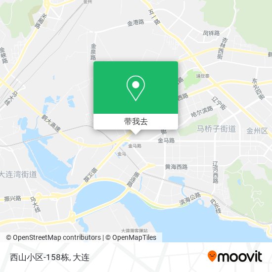 西山小区-158栋地图