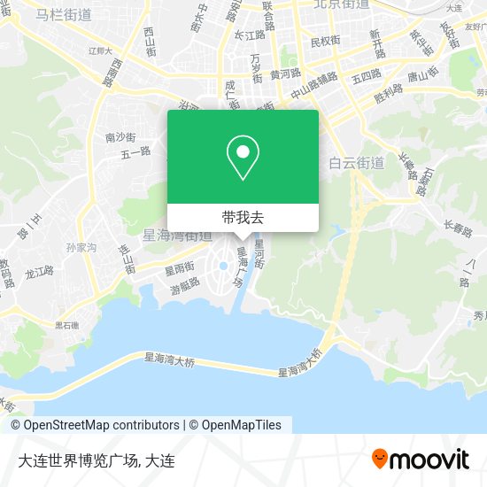 大连世界博览广场地图