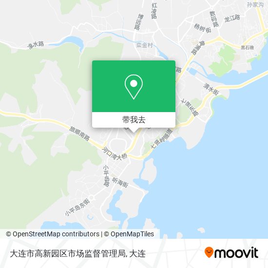 大连市高新园区市场监督管理局地图