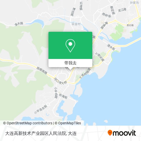 大连高新技术产业园区人民法院地图