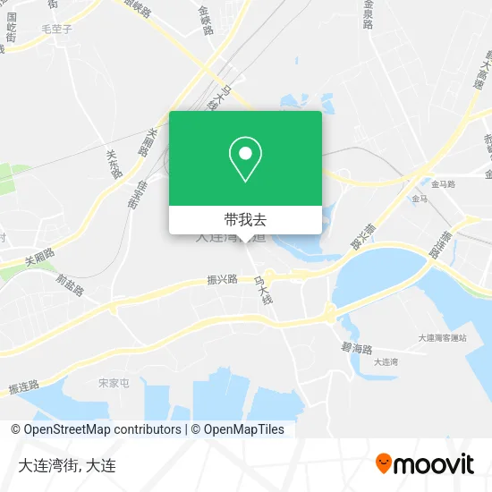 大连湾街地图