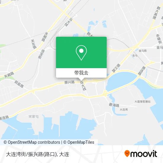 大连湾街/振兴路(路口)地图