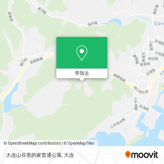 大连山谷里的家普通公寓地图
