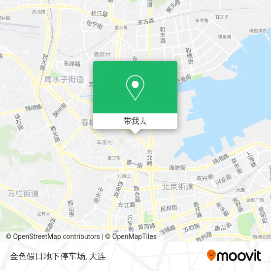 金色假日地下停车场地图